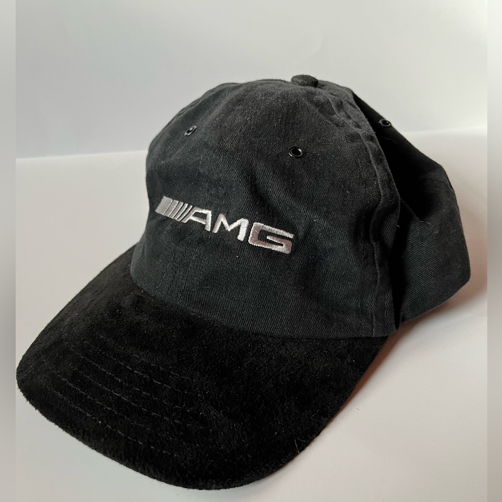 Official Merced Benz AMG Leather Strap-back Suede style  Hat